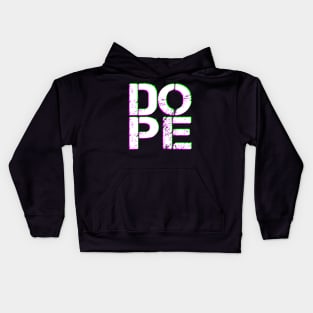 loud lit different dope merch Kids Hoodie